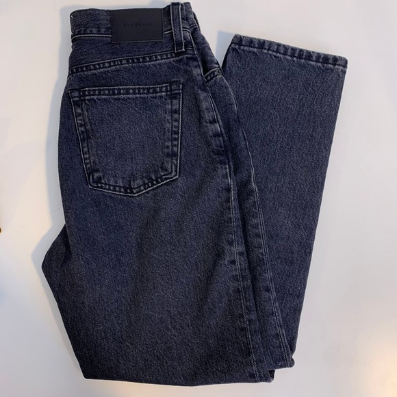 Everlane The 90's Cheeky Jean 26 Ankle Gray Black - Picture 7 of 9